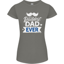 Fathers Day Daddest Dad Ever Womens Petite Cut T-Shirt Charcoal