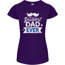 Fathers Day Daddest Dad Ever Womens Petite Cut T-Shirt Purple