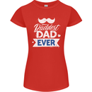 Fathers Day Daddest Dad Ever Womens Petite Cut T-Shirt Red