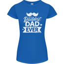 Fathers Day Daddest Dad Ever Womens Petite Cut T-Shirt Royal Blue