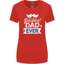 Fathers Day Daddest Dad Ever Womens Wider Cut T-Shirt Red