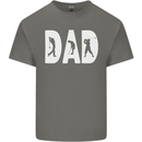 Fathers Day Golf Dad Golfer Golfing Mens Cotton T-Shirt Tee Top Charcoal