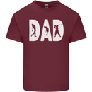 Fathers Day Golf Dad Golfer Golfing Mens Cotton T-Shirt Tee Top Maroon