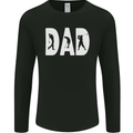 Fathers Day Golf Dad Golfer Golfing Mens Long Sleeve T-Shirt Black