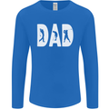 Fathers Day Golf Dad Golfer Golfing Mens Long Sleeve T-Shirt Royal Blue