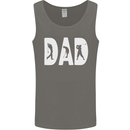 Fathers Day Golf Dad Golfer Golfing Mens Vest Tank Top Charcoal