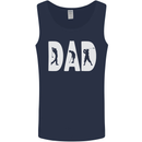 Fathers Day Golf Dad Golfer Golfing Mens Vest Tank Top Navy Blue