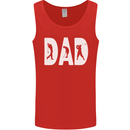 Fathers Day Golf Dad Golfer Golfing Mens Vest Tank Top Red