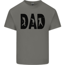 Fathers Day Golf Dad Golfing Golfer Mens Cotton T-Shirt Tee Top Charcoal