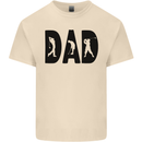 Fathers Day Golf Dad Golfing Golfer Mens Cotton T-Shirt Tee Top Natural