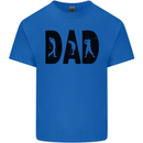 Fathers Day Golf Dad Golfing Golfer Mens Cotton T-Shirt Tee Top Royal Blue