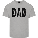 Fathers Day Golf Dad Golfing Golfer Mens Cotton T-Shirt Tee Top Sports Grey