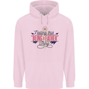 Fathers Day Nailing This Being a Father Dad Childrens Kids Hoodie Light Pink