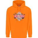 Fathers Day Nailing This Being a Father Dad Childrens Kids Hoodie Orange