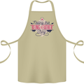 Fathers Day Nailing This Being a Father Dad Cotton Apron 100% Organic Khaki