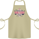 Fathers Day Nailing This Being a Father Dad Cotton Apron 100% Organic Khaki