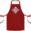 Fathers Day Nailing This Being a Father Dad Cotton Apron 100% Organic Maroon