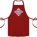 Fathers Day Nailing This Being a Father Dad Cotton Apron 100% Organic Maroon