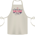 Fathers Day Nailing This Being a Father Dad Cotton Apron 100% Organic Natural