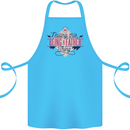 Fathers Day Nailing This Being a Father Dad Cotton Apron 100% Organic Turquoise