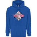 Fathers Day Nailing This Being a Father Dad Mens 80% Cotton Hoodie Royal Blue