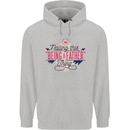 Fathers Day Nailing This Being a Father Dad Mens 80% Cotton Hoodie Sports Grey