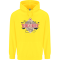 Fathers Day Nailing This Being a Father Dad Mens 80% Cotton Hoodie Yellow