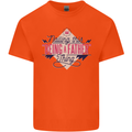 Fathers Day Nailing This Being a Father Dad Mens Cotton T-Shirt Tee Top Orange