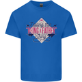 Fathers Day Nailing This Being a Father Dad Mens Cotton T-Shirt Tee Top Royal Blue