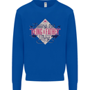 Fathers Day Nailing This Being a Father Dad Mens Sweatshirt Jumper Royal Blue