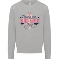 Fathers Day Nailing This Being a Father Dad Mens Sweatshirt Jumper Sports Grey