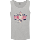 Fathers Day Nailing This Being a Father Dad Mens Vest Tank Top Sports Grey