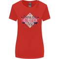 Fathers Day Nailing This Being a Father Dad Womens Wider Cut T-Shirt Red