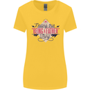 Fathers Day Nailing This Being a Father Dad Womens Wider Cut T-Shirt Yellow