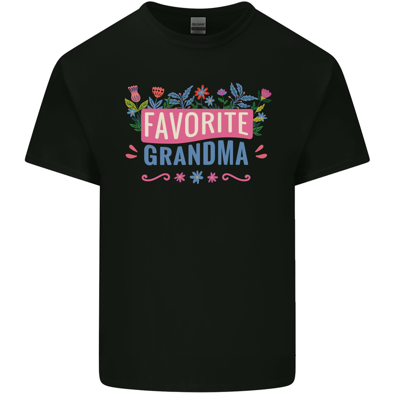 Favourite Grandma Grandparents Day Kids T-Shirt Childrens Black