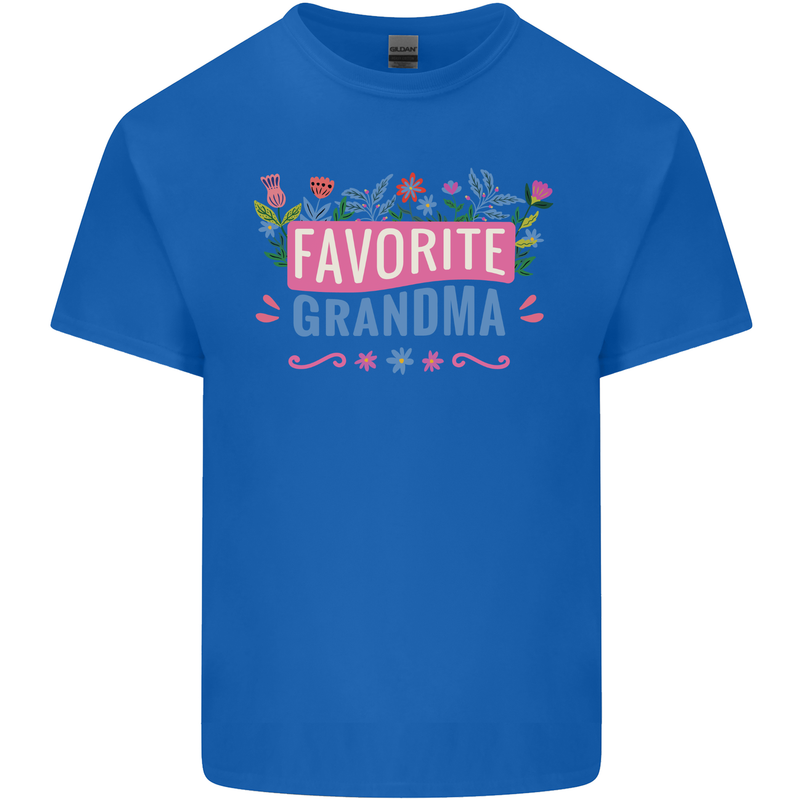 Favourite Grandma Grandparents Day Kids T-Shirt Childrens Royal Blue