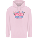 Favourite Grandma Grandparents Day Mens 80% Cotton Hoodie Light Pink
