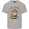Feliz Navidad Spanish Mexican Merry Christmas Kids T-Shirt Childrens Sports Grey