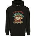 Feliz Navidad Spanish Mexican Merry Christmas Mens 80% Cotton Hoodie Black