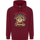 Feliz Navidad Spanish Mexican Merry Christmas Mens 80% Cotton Hoodie Maroon