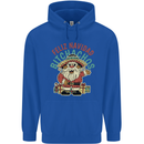 Feliz Navidad Spanish Mexican Merry Christmas Mens 80% Cotton Hoodie Royal Blue