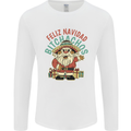 Feliz Navidad Spanish Mexican Merry Christmas Mens Long Sleeve T-Shirt White
