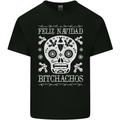Feliz Navidad Sugar Skull Christmas Xmas Kids T-Shirt Childrens Black