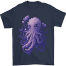 Female Kraken Octopus Cthulhu Mens T-Shirt 100% Cotton Navy Blue