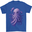 Female Kraken Octopus Cthulhu Mens T-Shirt 100% Cotton Royal Blue