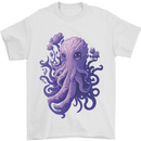 Female Kraken Octopus Cthulhu Mens T-Shirt 100% Cotton White