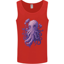 Female Kraken Octopus Cthulhu Mens Vest Tank Top Red