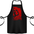 Female Skull Grim Reaper Biker Motorcycle Cotton Apron 100% Organic Black