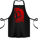 Female Skull Grim Reaper Biker Motorcycle Cotton Apron 100% Organic Black
