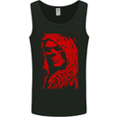 Female Skull Grim Reaper Biker Motorcycle Mens Vest Tank Top Black